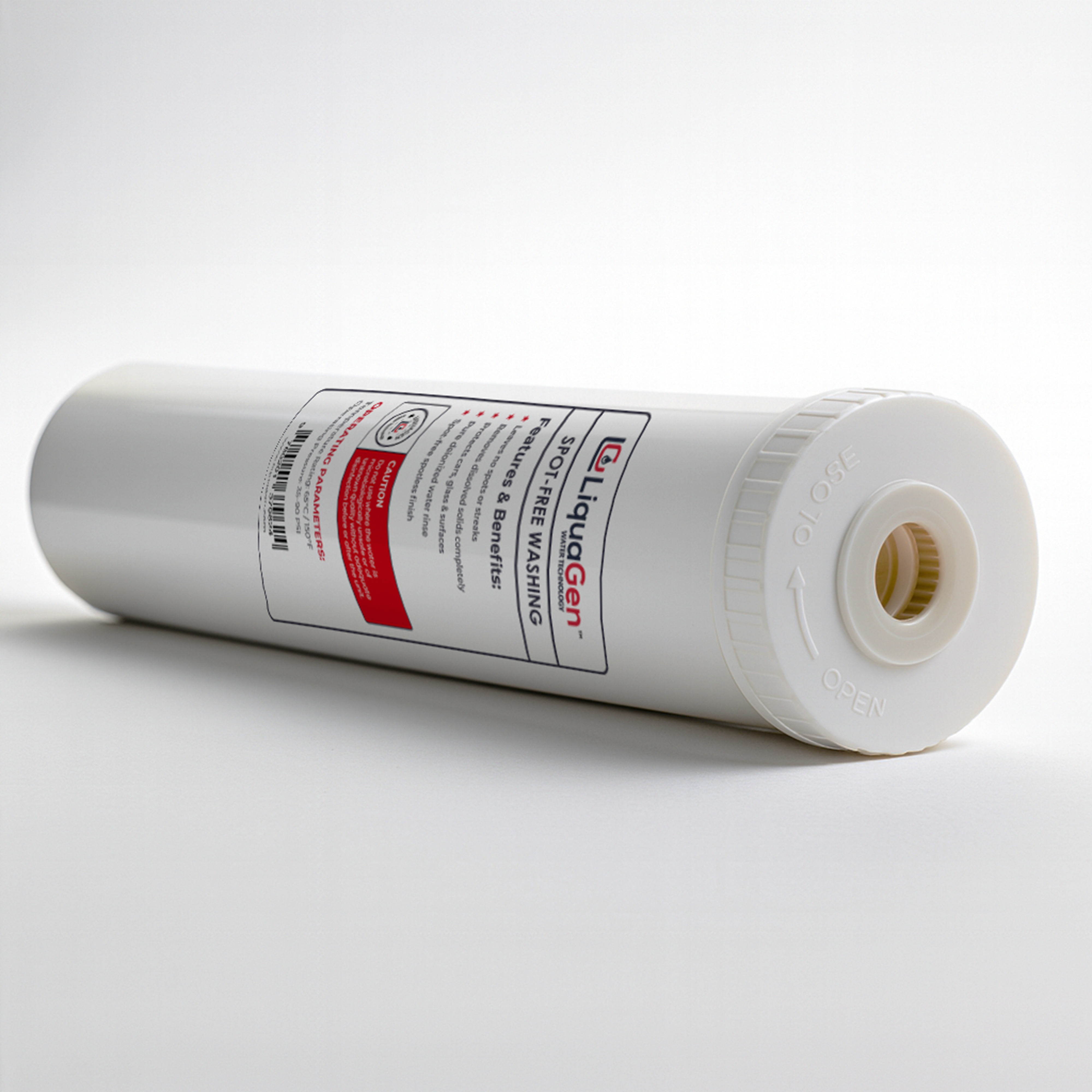 4.5" x 20"  Mixed Bed DI Resin – Non-Color Changing, Spot-Free Washing - LiquaGen Water