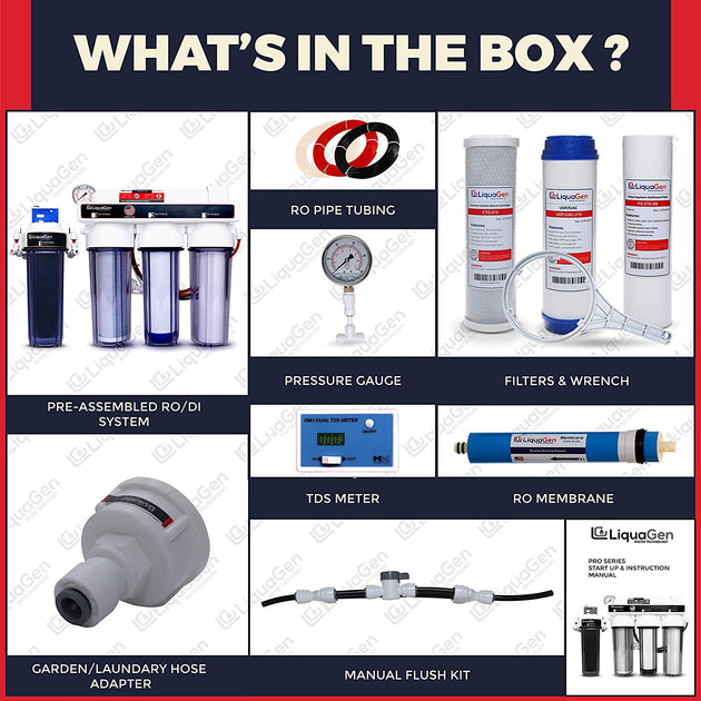 5 Stage Premium 150 GPD Water Saver System + Gauge & TDS Meter ...