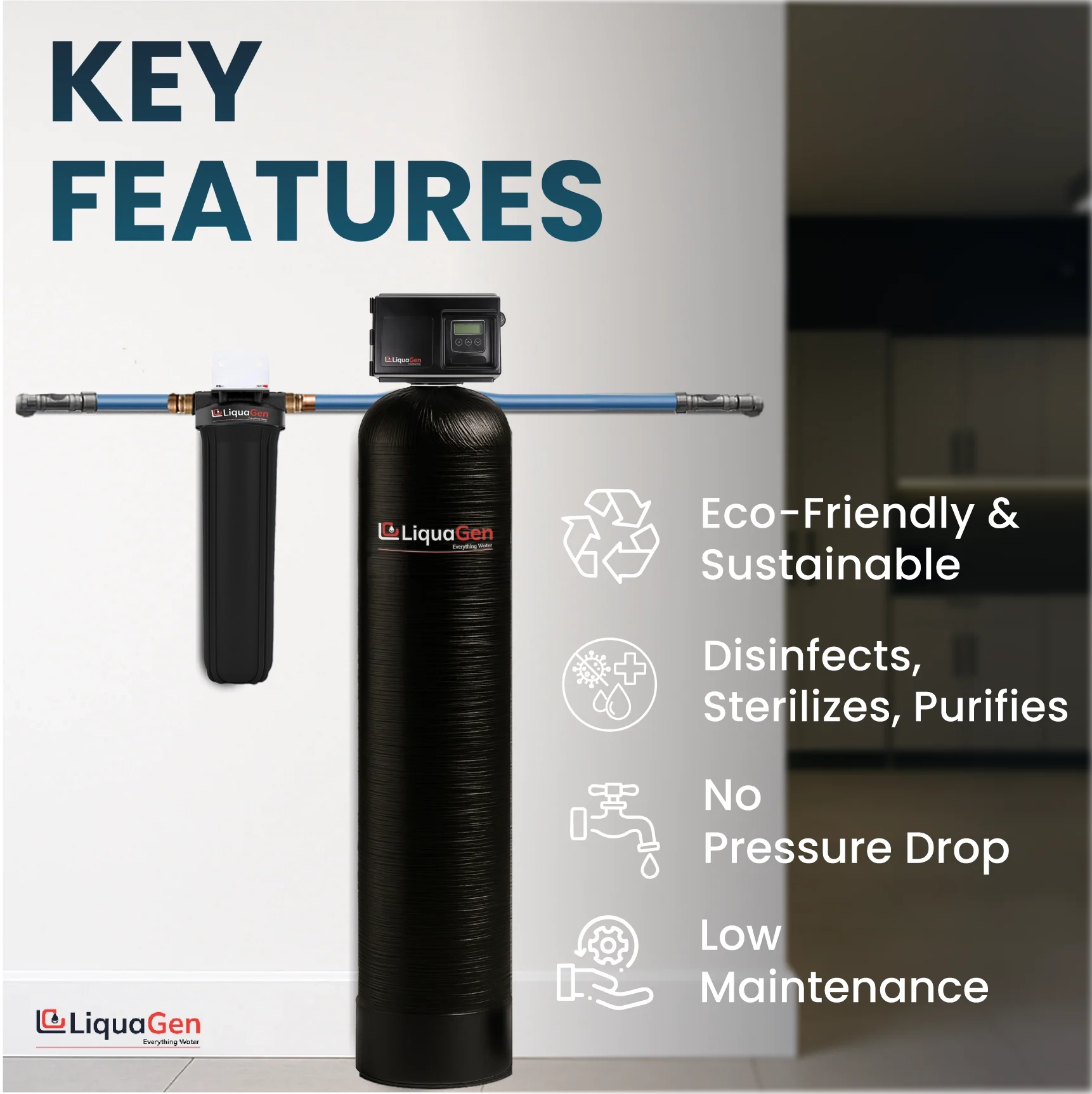 Whole House Well Water Filter System - LiquaGen Water