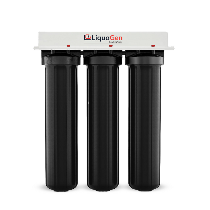 LiquaGen Whole House Iron & Manganese Water Filter System - LiquaGen Water