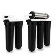 Commercial Hydroponics RO/DI System 1000 GPD 4.5"x20" | 6 Stage Filtration