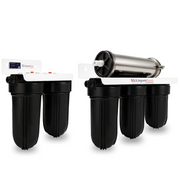 Commercial Hydroponics RO/DI System 1000 GPD 4.5"x10" | 6 Stage Filtration