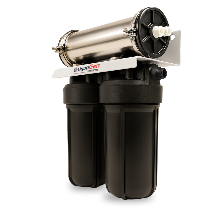 Commercial Hydroponics System 1000 GPD  4.5"x10" | 3 Stage Filtration