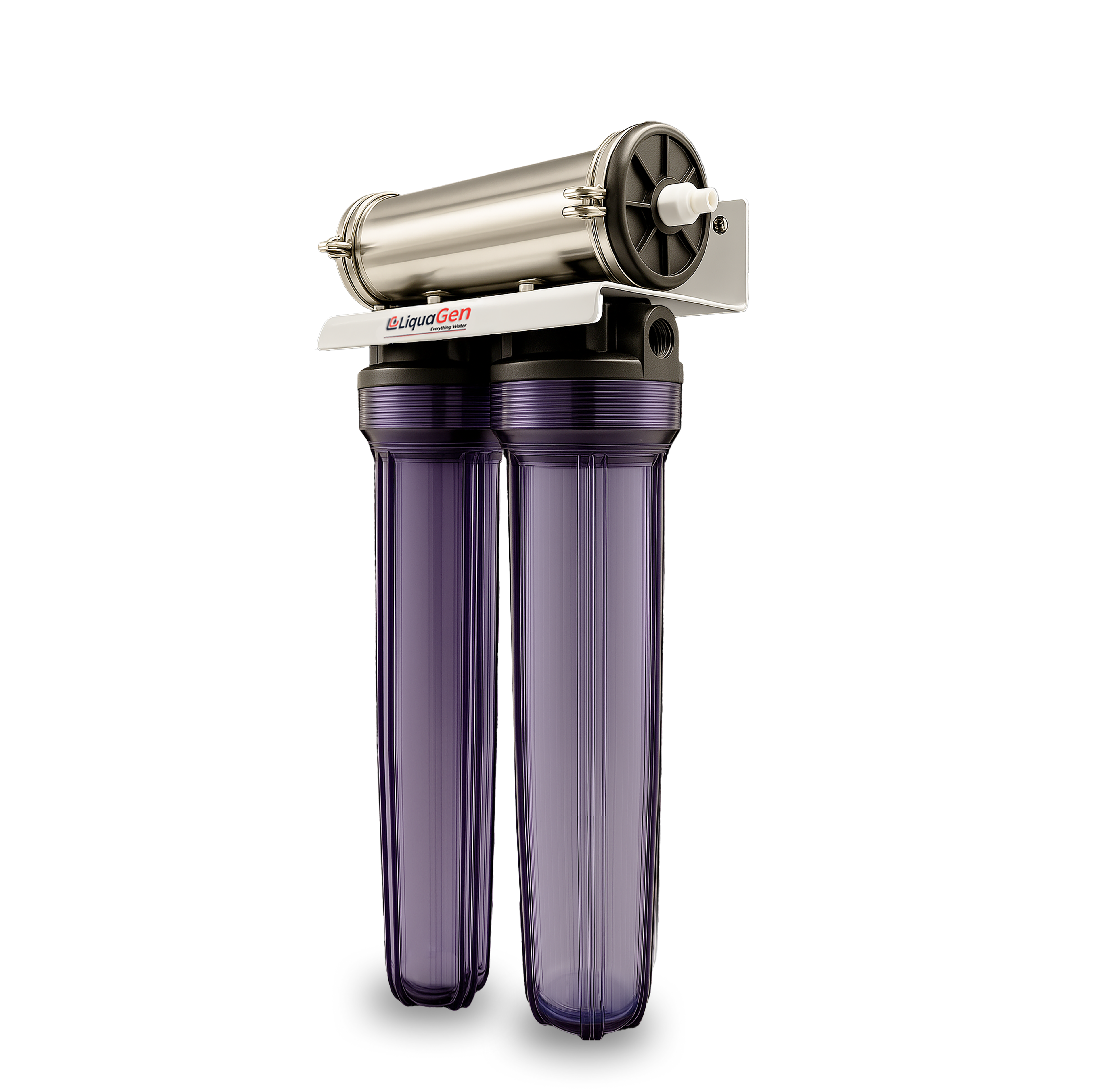 Commercial Hydroponics RO System 600 GPD 2.5"x20" | 3 Stage Filtration - LiquaGen Water