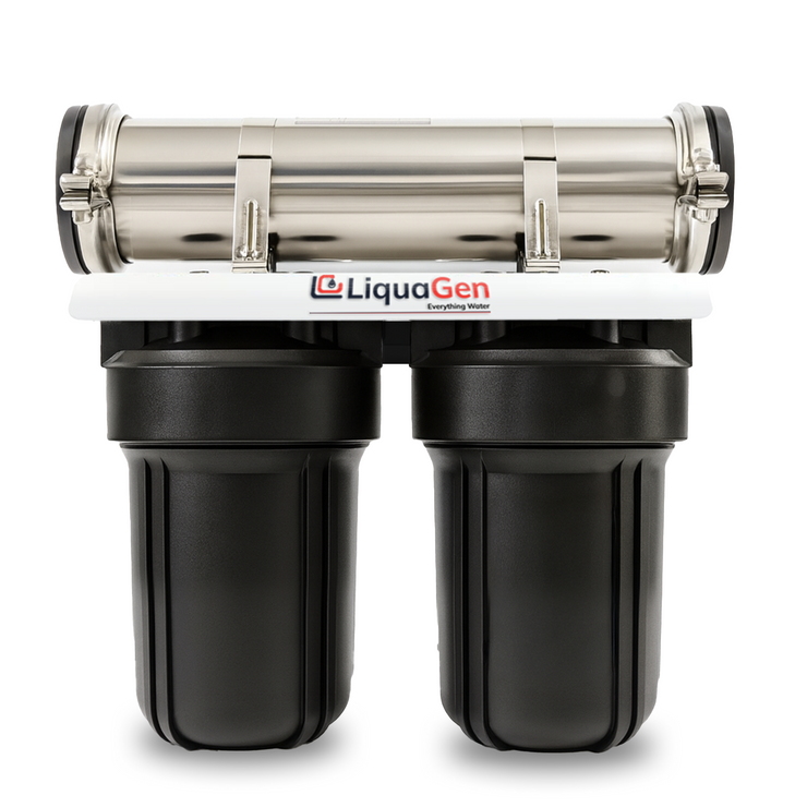 Commercial Hydroponics System 600GPD  4.5"x10" | 3 Stage Filtration