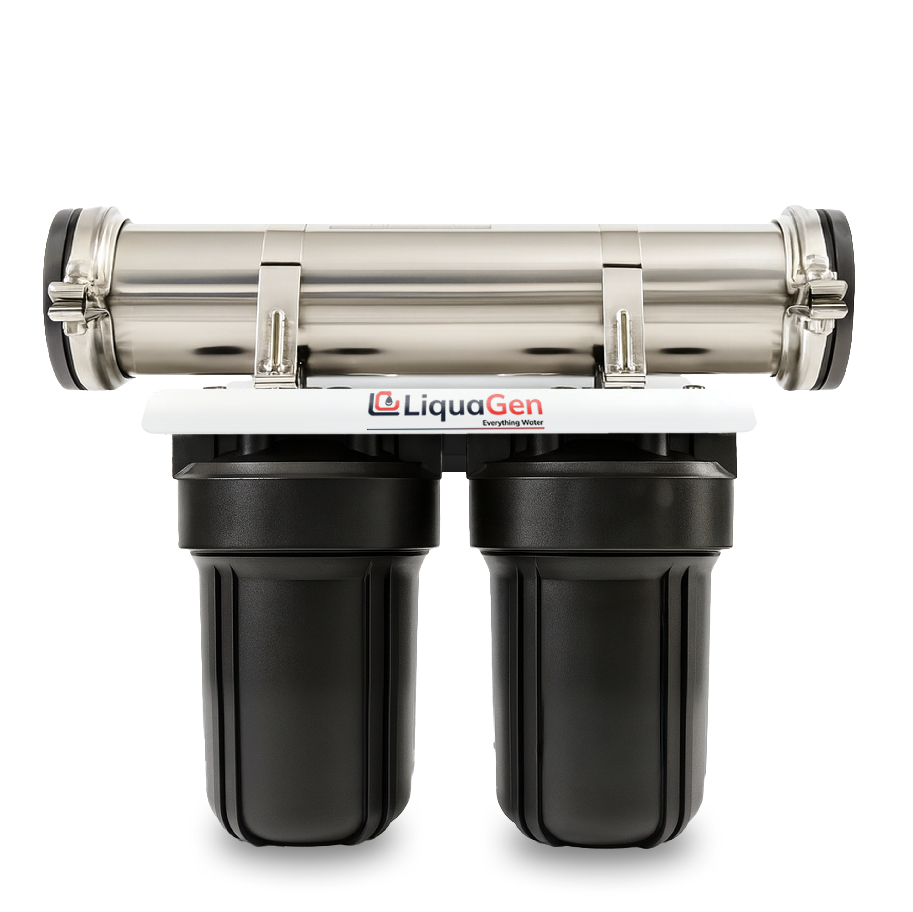 Commercial Hydroponics System 1000 GPD  4.5"x10" | 3 Stage Filtration - LiquaGen Water