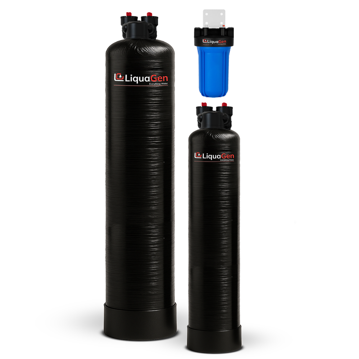 Salt-Free Water Conditioner & Descaler with Copper Zinc Filtration + Interceptor