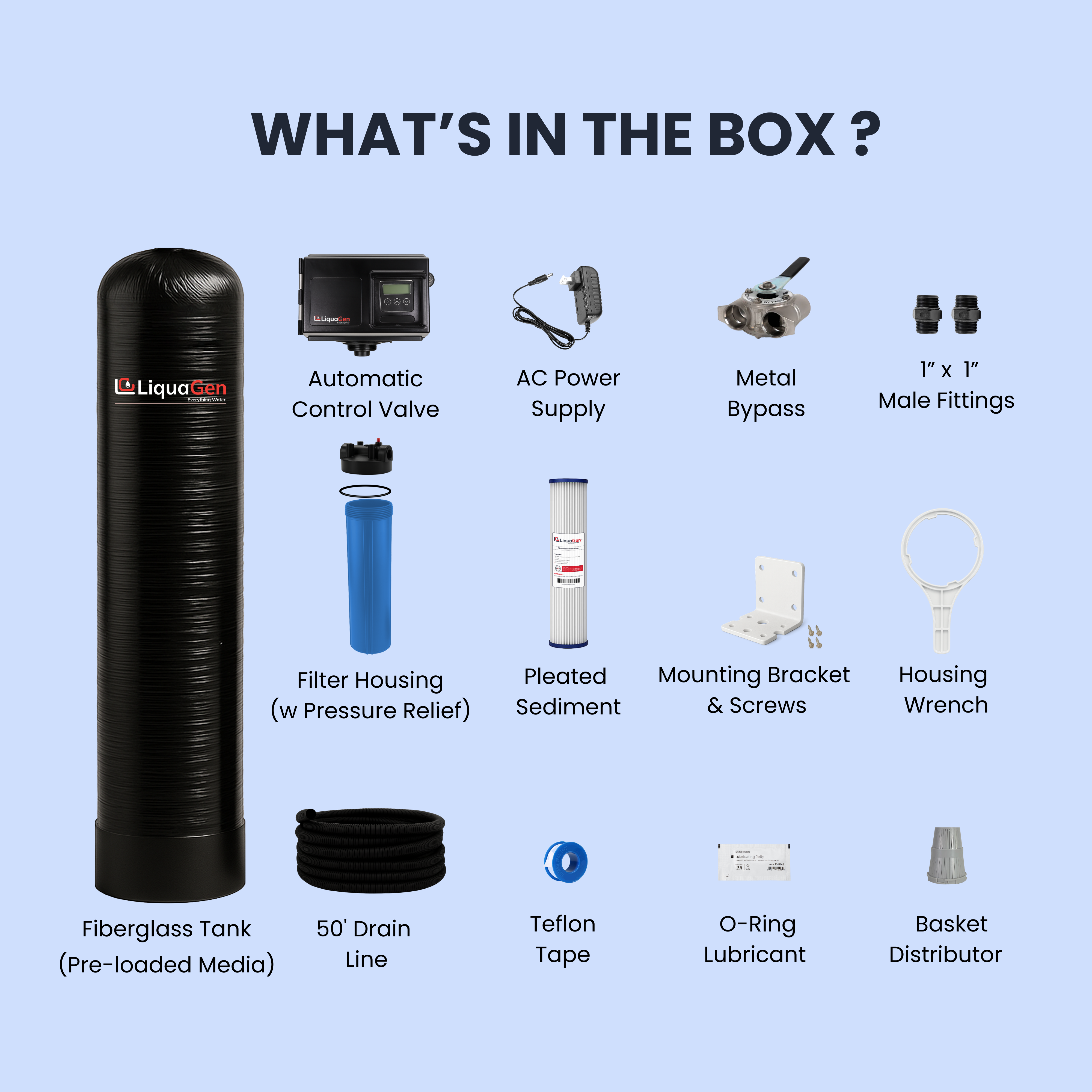 Whole House Well Water Filtration System – Air Oxidation for Iron, Sulfur & Odor - LiquaGen Water
