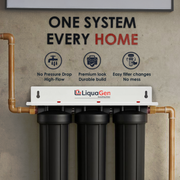 LiquaGen 3-Stage Whole House Water Filtration System CHLORINE - LiquaGen Water