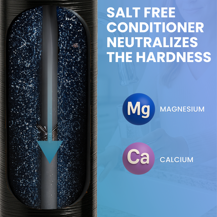 Ultimate Whole House Well Water Filter Salt-Free Conditioner System Combo