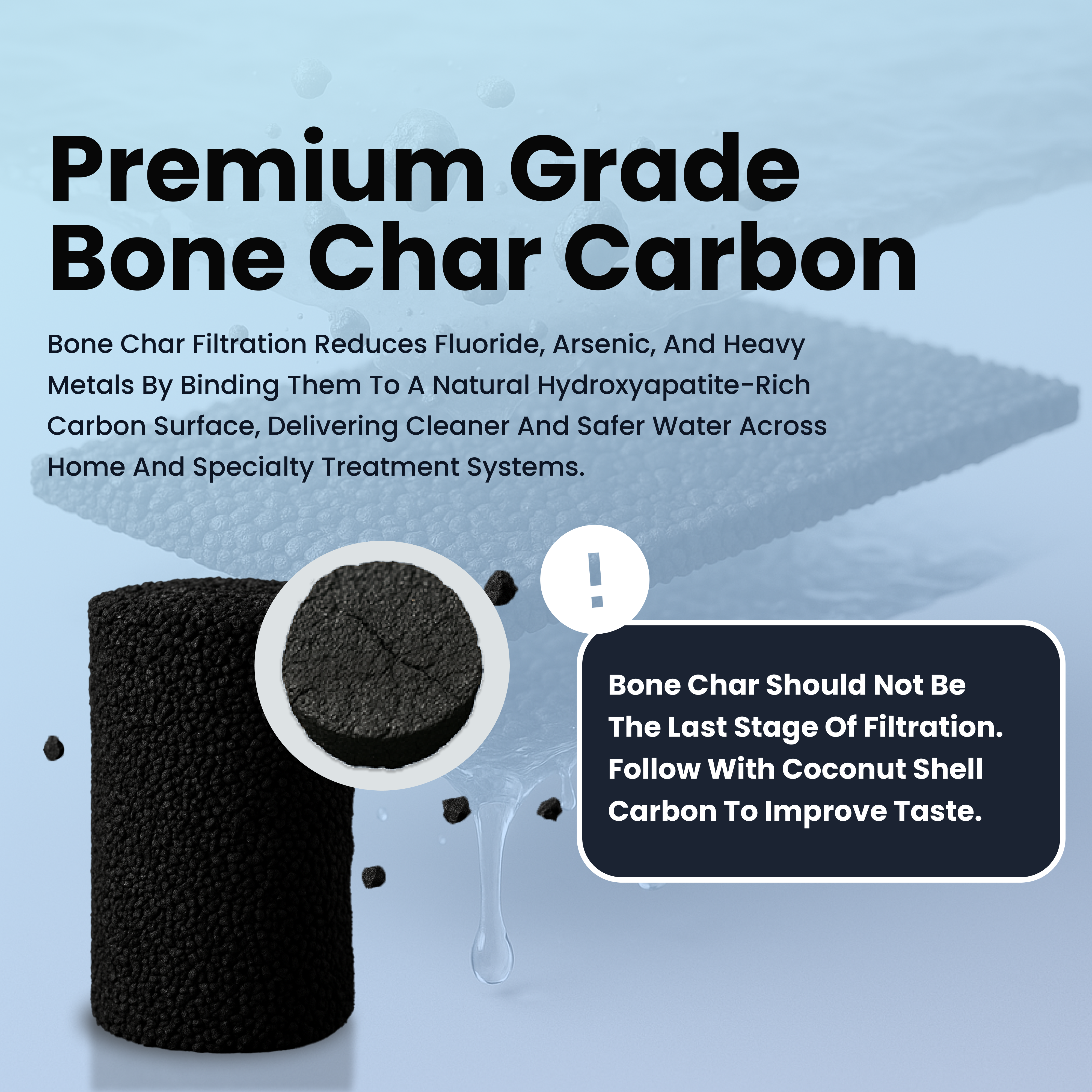 Bone Char Carbon Media – 5 lbs