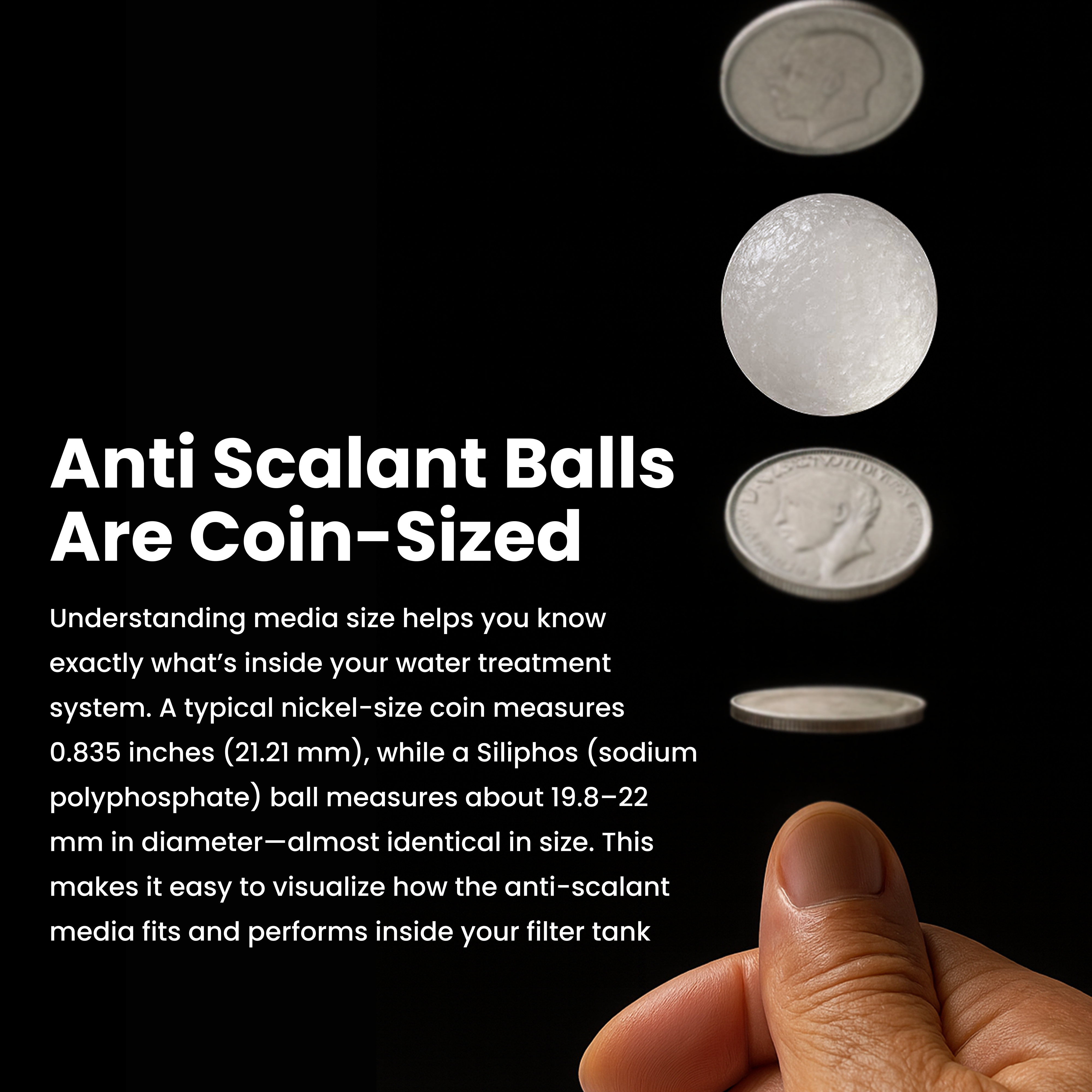 Antiscalant Balls for Hard Water – Siliphos Phosphate Beads for Scale Prevention