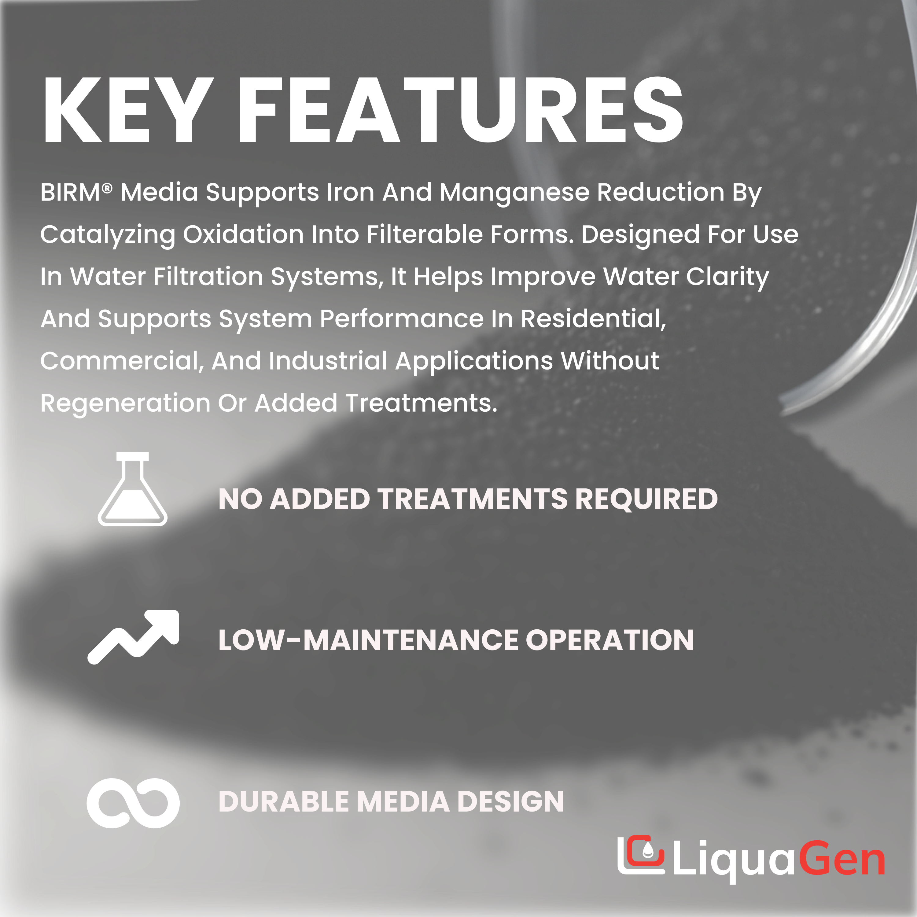 Pre-Loaded Whole House Birm Media Tank (Iron & Manganese Reduction) - Multiple Sizes