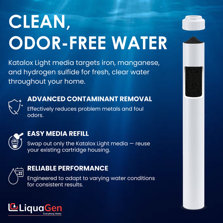 2.5" x 20" Katalox Light Filter Cartridge (Manganese Reduction) - LiquaGen Water