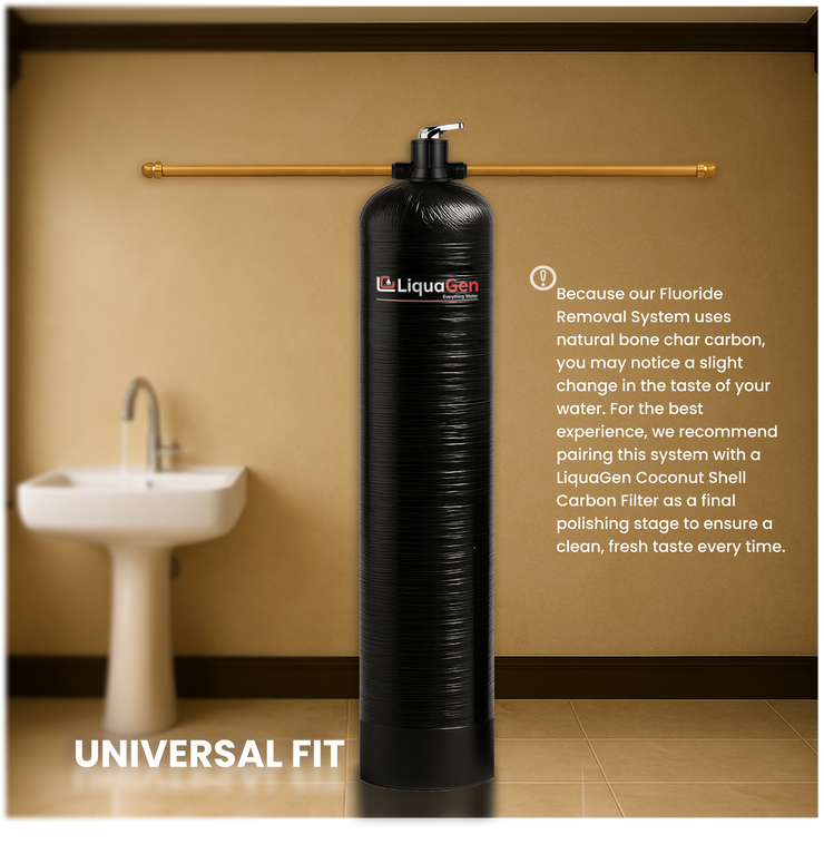 Manual Backwash Fluoride Removal Filter System