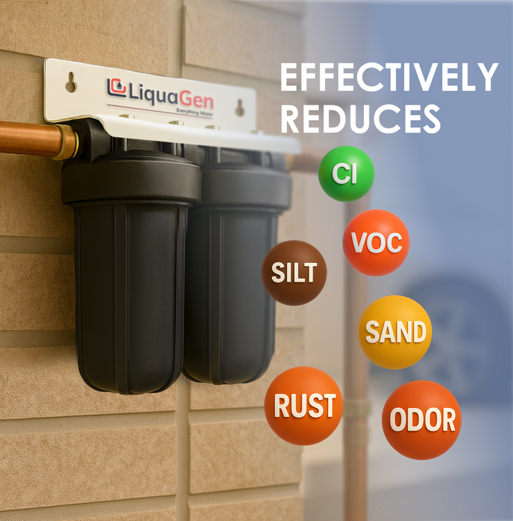 DUAL STAGE Whole House Filtration | Heavy Metal Removal