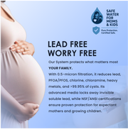 Lead, Cyst & PFOA/ PFOAs Removal + Salt Based Water Softener System