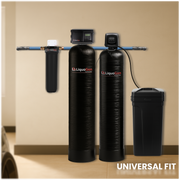 Whole House Well Water Filter + Salt Based Water Softener Combo System