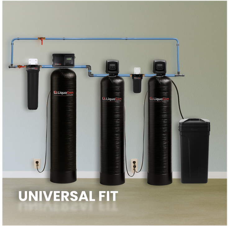 Ultimate Whole House Well Water Filter + Salt Based Water Softener