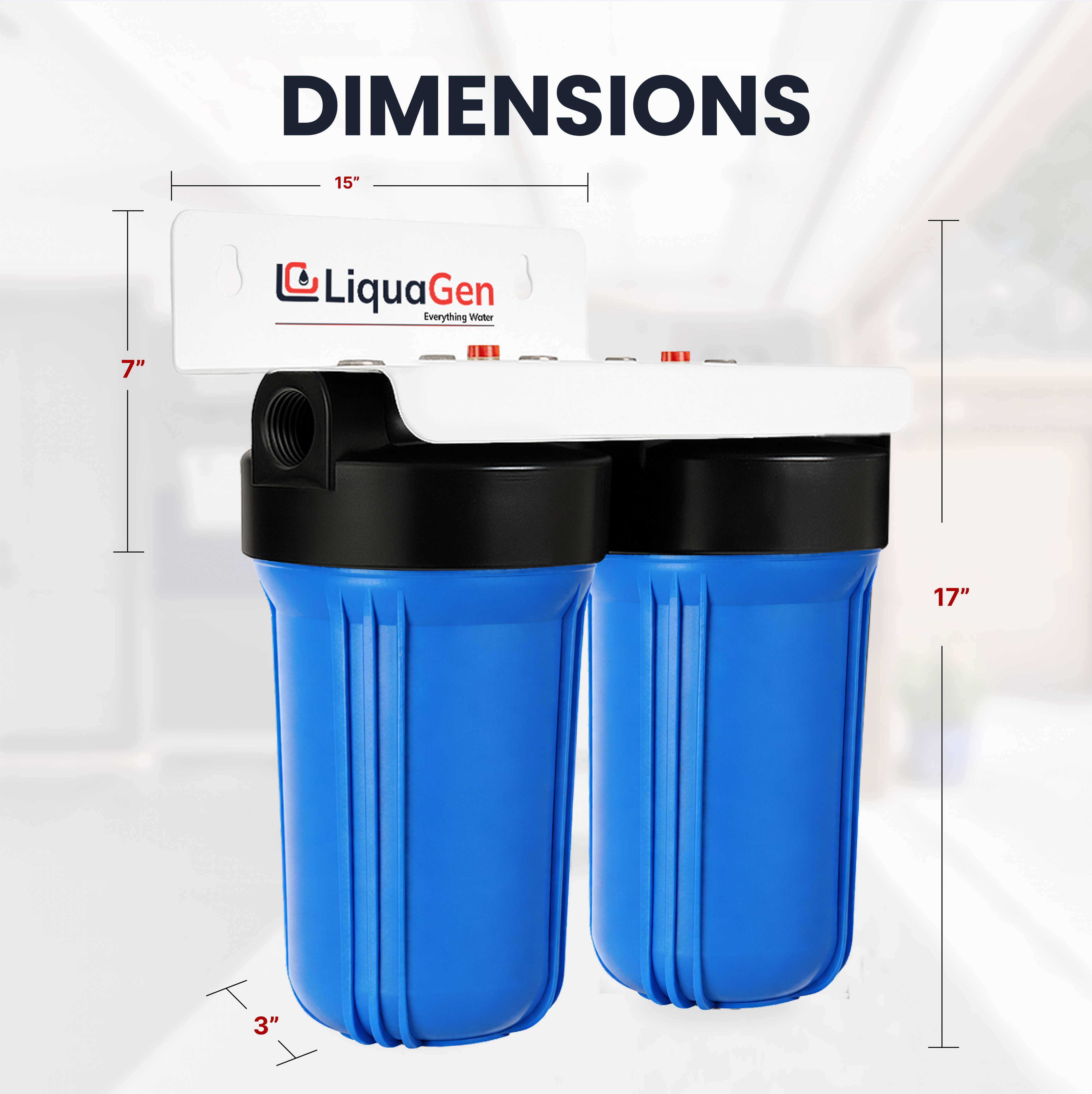 2-Stage Whole House Chlorine & Heavy Metal Reduction System