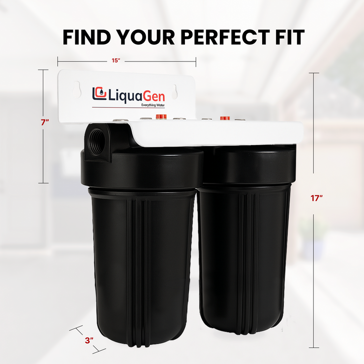 DUAL STAGE Whole House Filtration | Heavy Metal Removal