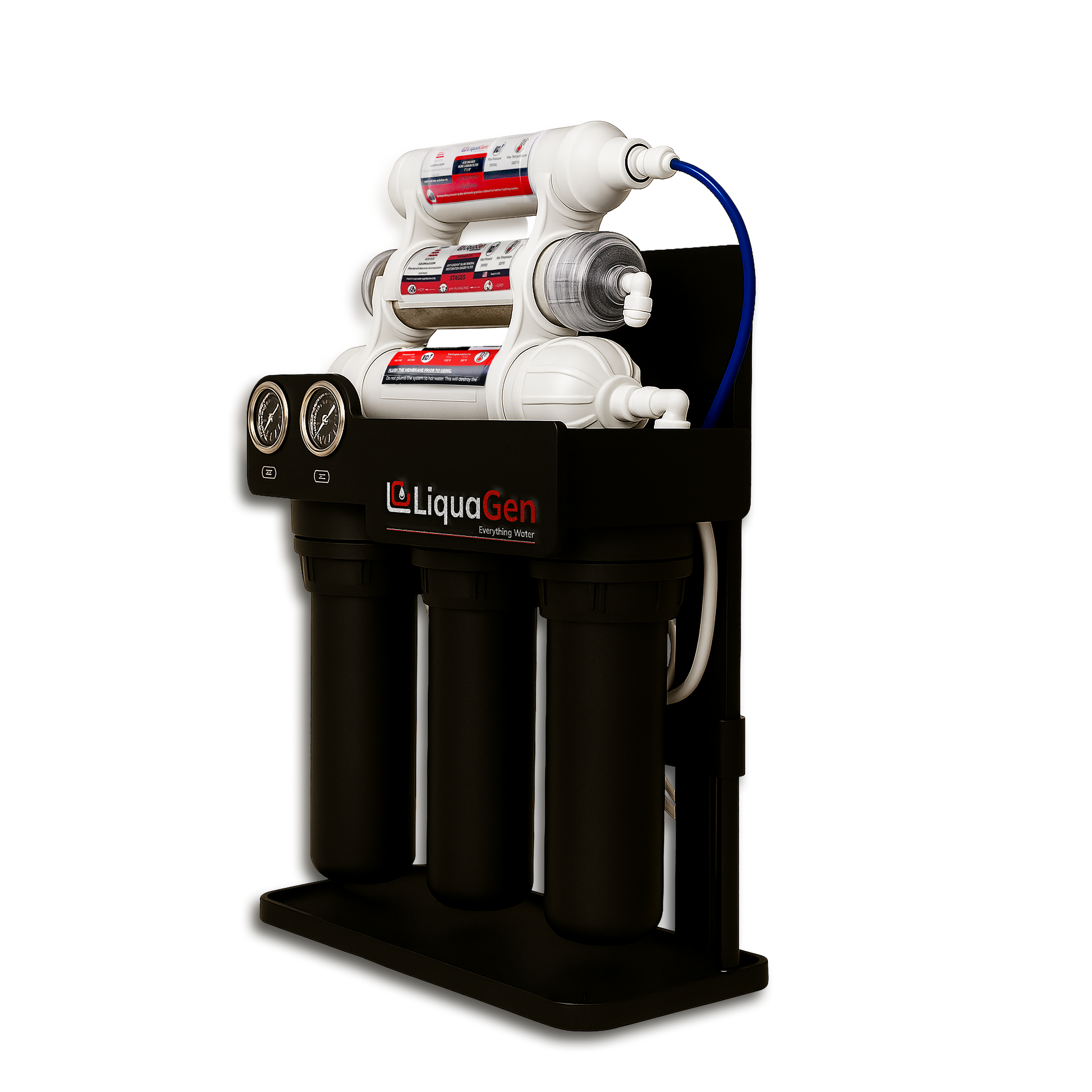 Light Commercial Grade Reverse Osmosis Water Filtration System 150 GPD | 6 Stage RO + Booster Pump