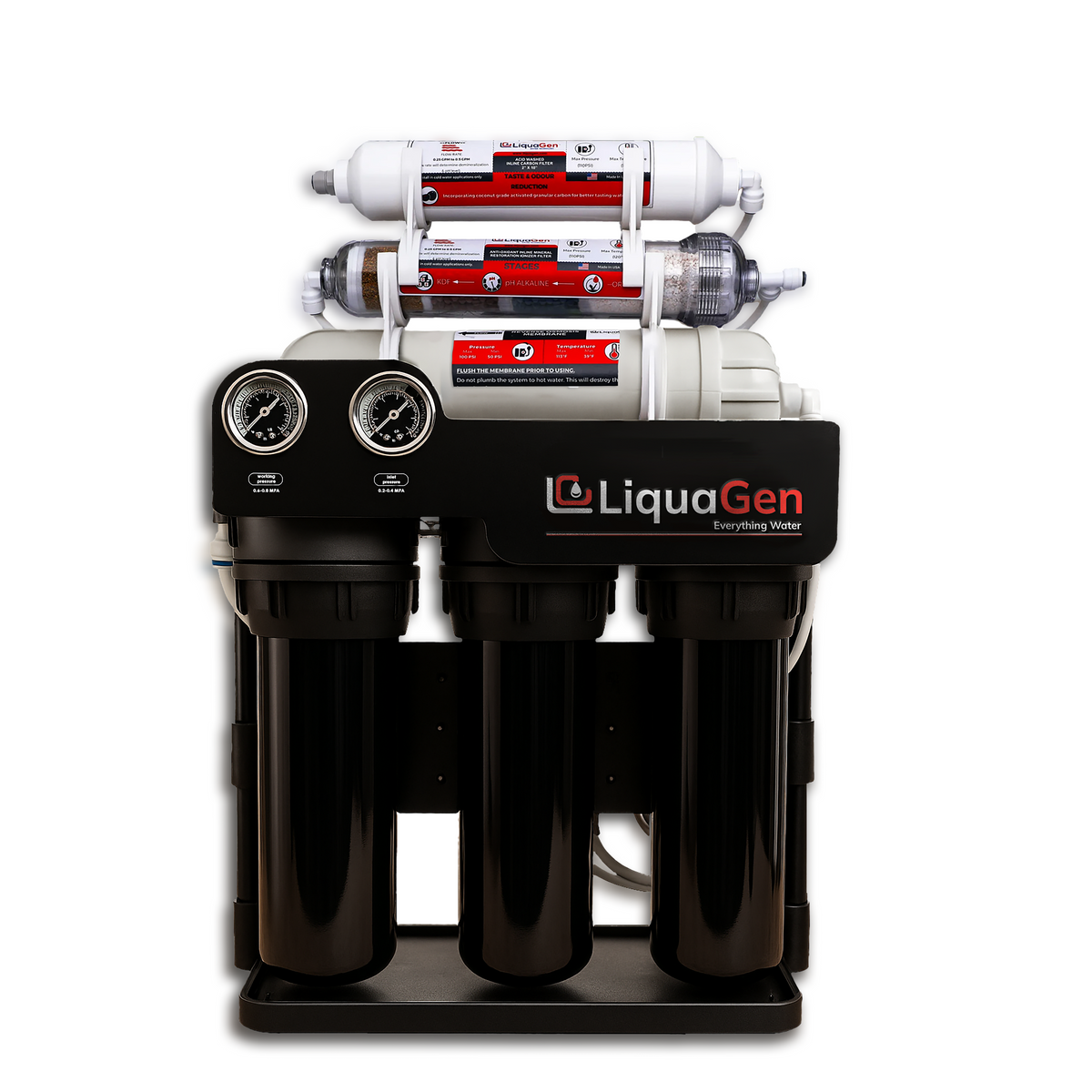 Light Commercial Grade Reverse Osmosis Water Filtration System 300 GPD