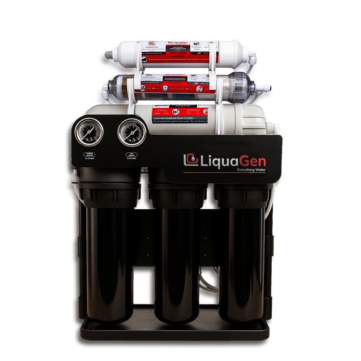 Light Commercial Grade Reverse Osmosis Water Filtration System 400 GPD | 6 Stage RO + Booster Pump