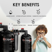 Salt-Free Water Conditioner & Descaler with Copper Zinc Filtration + Interceptor