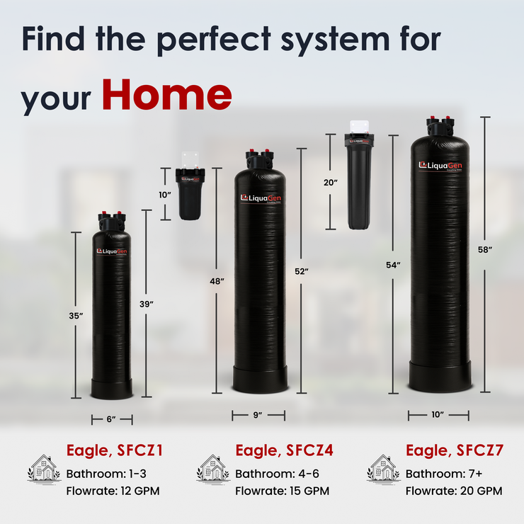 Salt-Free Water Conditioner & Descaler with Copper Zinc Filtration + Interceptor