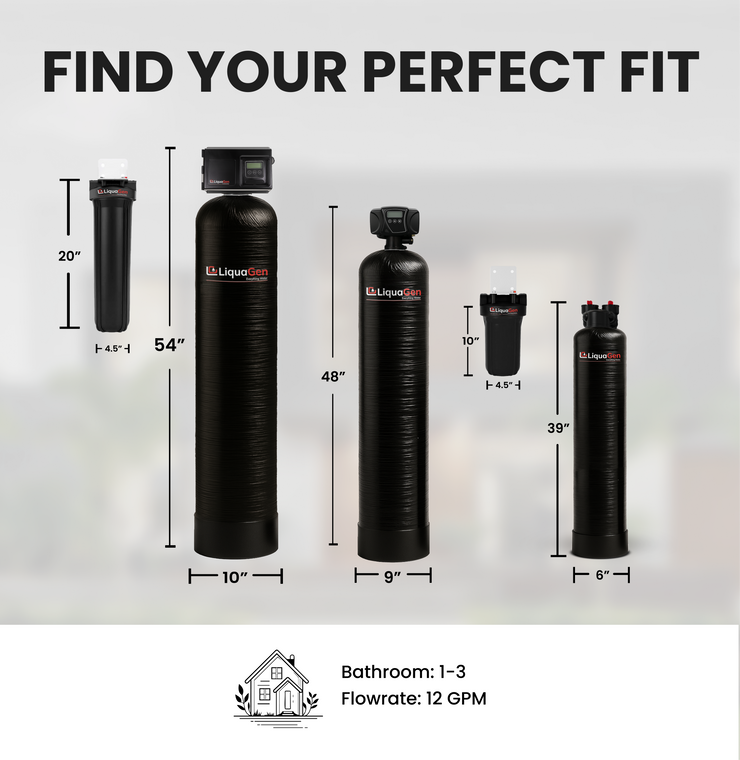 Ultimate Whole House Well Water Filter Salt-Free Conditioner System Combo