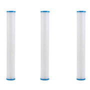 2.5" OD Polyester Washable & Reusable Pleated Sediment Filter - LiquaGen Water