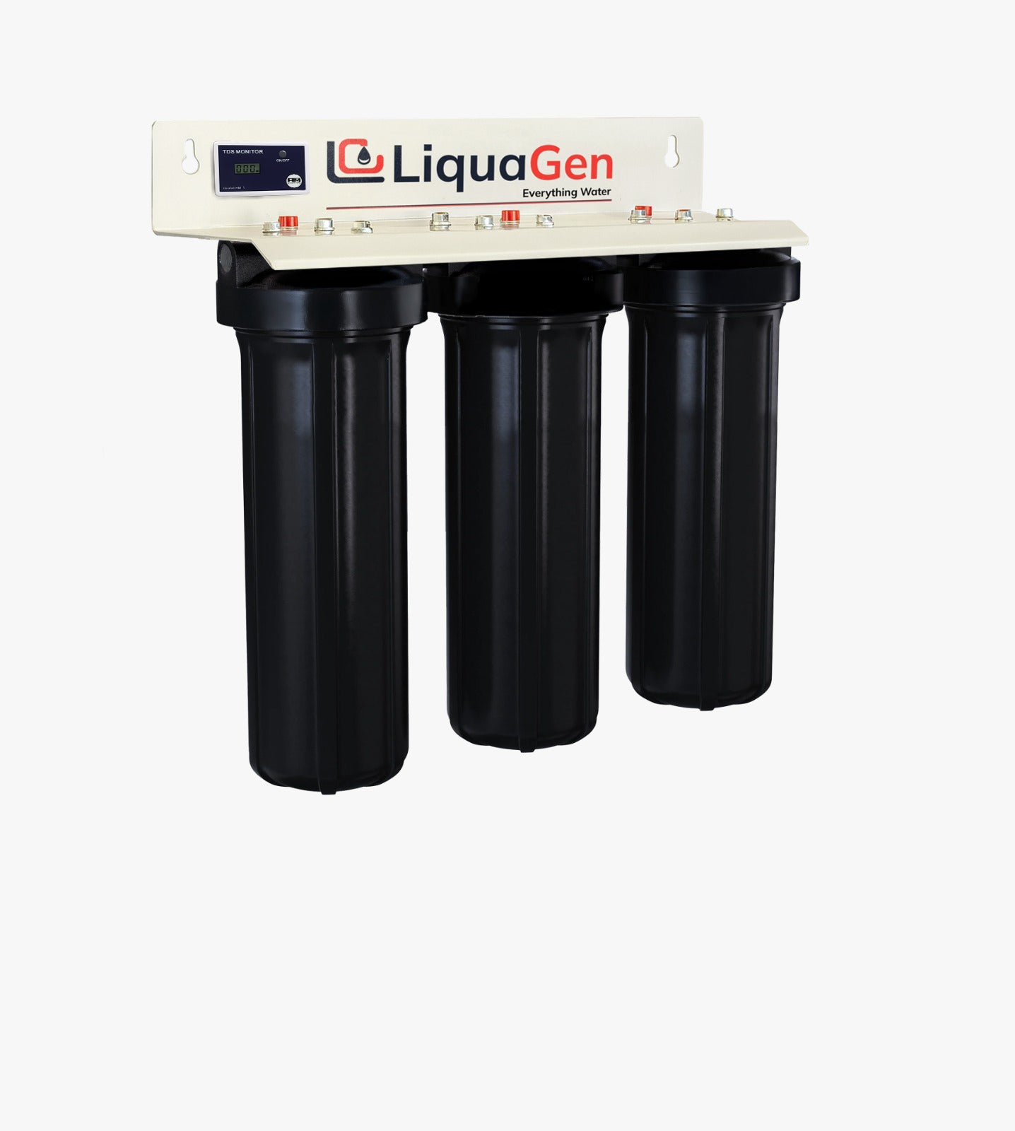 4.5" x 20" Triple Spot Free Deionizer System - LiquaGen Water