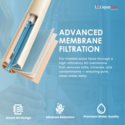 Light Commercial Grade Reverse Osmosis Water Filtration System 300 GPD | 5 Stage RO + Booster Pump