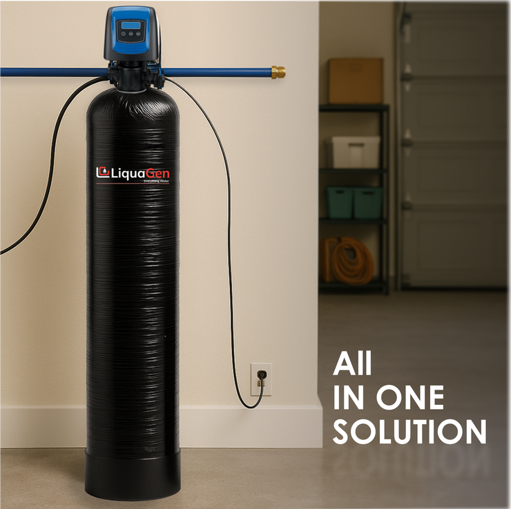 HydroMag Salt-Free Water Conditioner with Catalytic Carbon & Sediment Filtration – All-in-One System