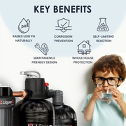 Manual Backwashing Calcite pH Neutralizer