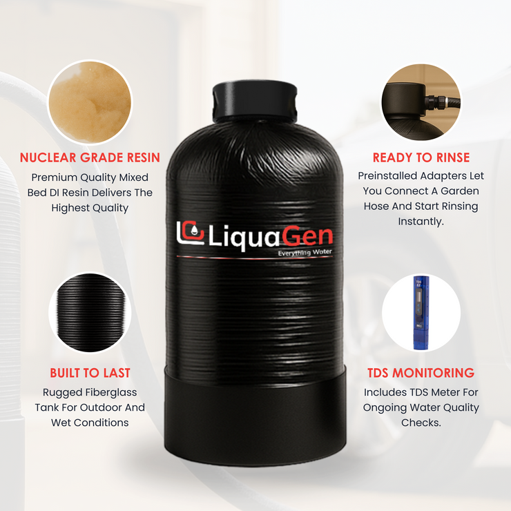 Spot-Free PureRinse Deionizer System - LiquaGen Water