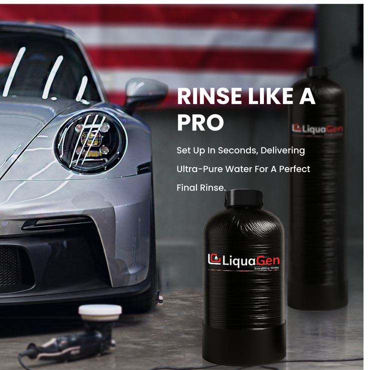 Spot-Free Portable Deionizer System - LiquaGen Water