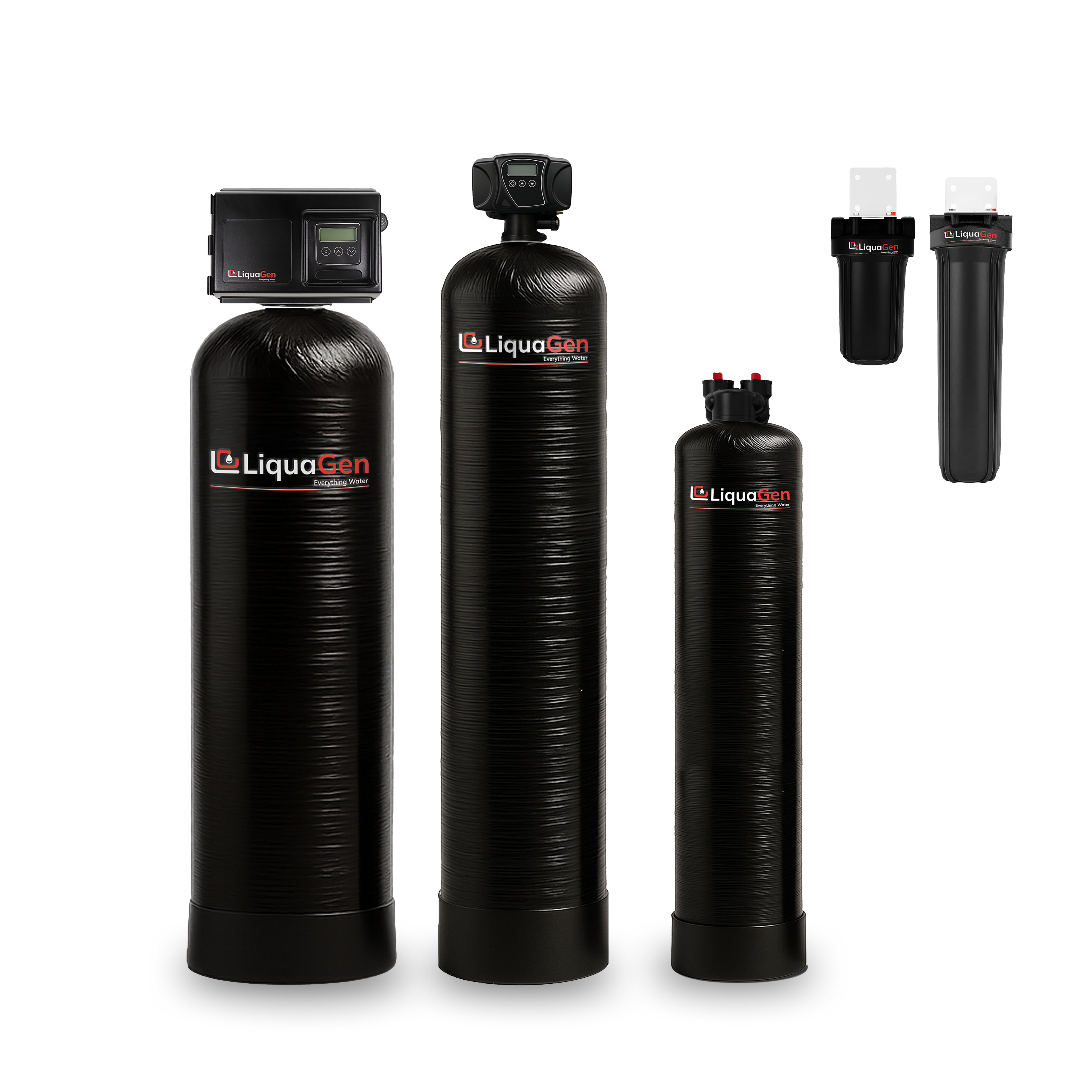 Ultimate Whole House Well Water Filter Salt-Free Conditioner System Combo