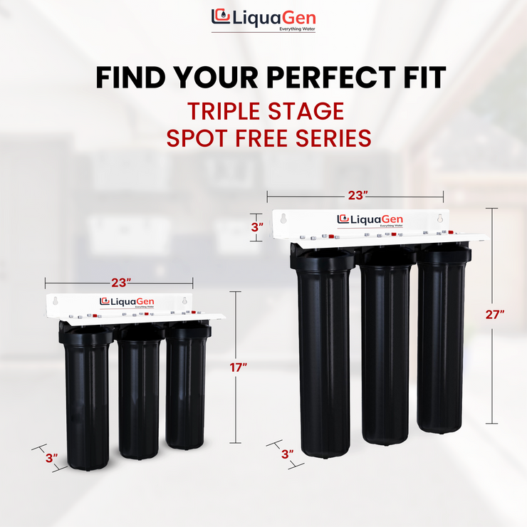 Triple Spot Free Deionizer System - LiquaGen Water