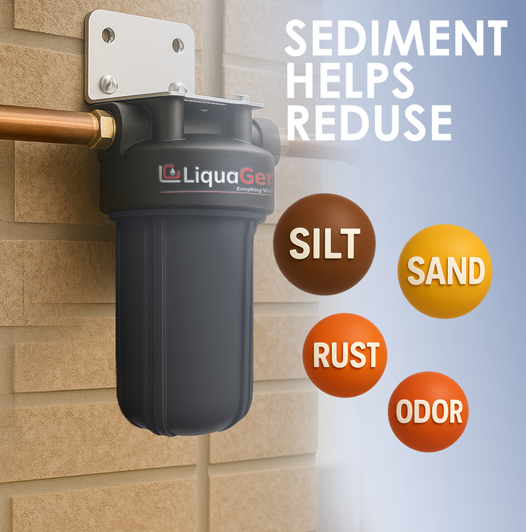 Ultimate Whole House Well Water Filter + Salt Based Water Softener