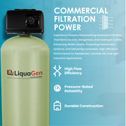 1.5" Backwashing GreenSand Media Filter | 10-30 GPM