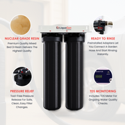 Dual Spot Free Deionizer Cartridge System - LiquaGen Water