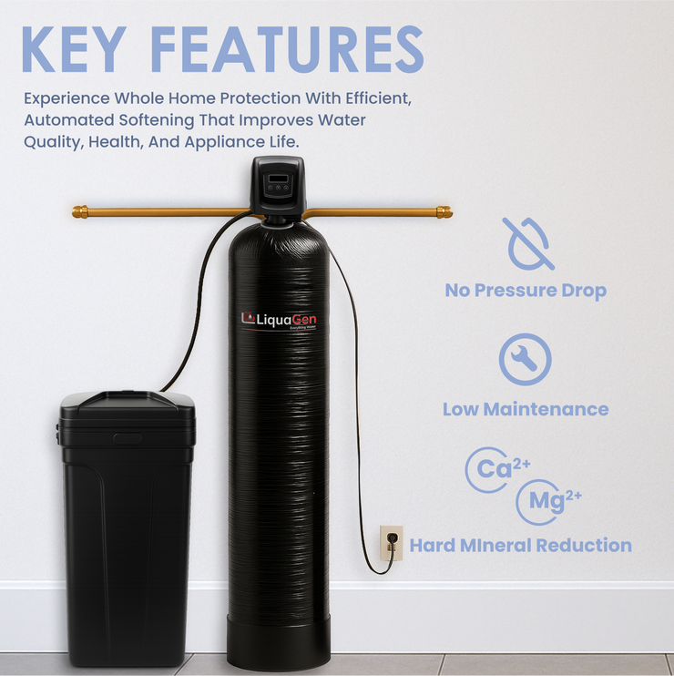 Smart Automatic Salt-Based Water Softener System