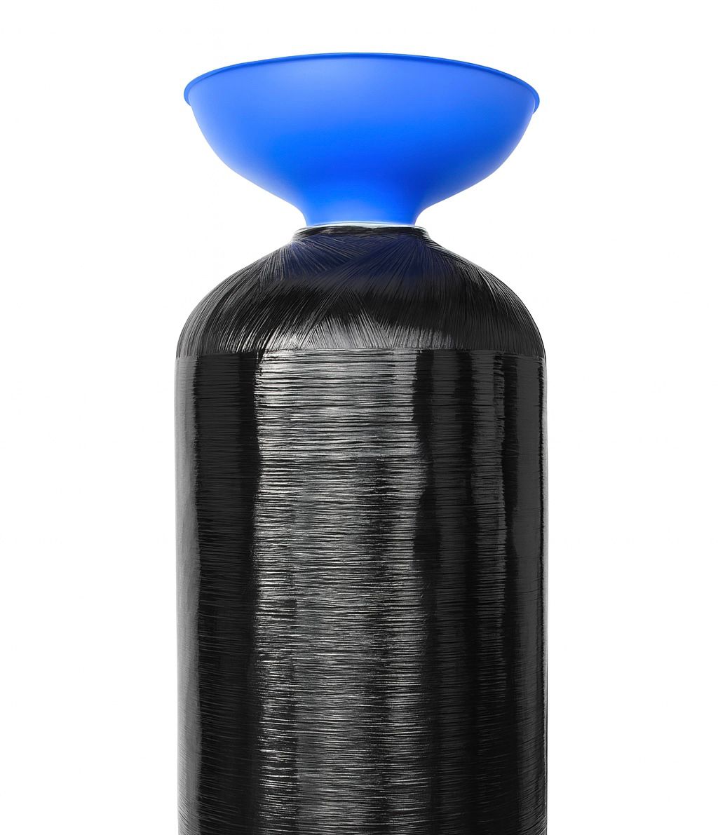 Funnel for Filling Water Softener Resin, Carbon, Calcite & Mineral Tanks – 2.5" OD