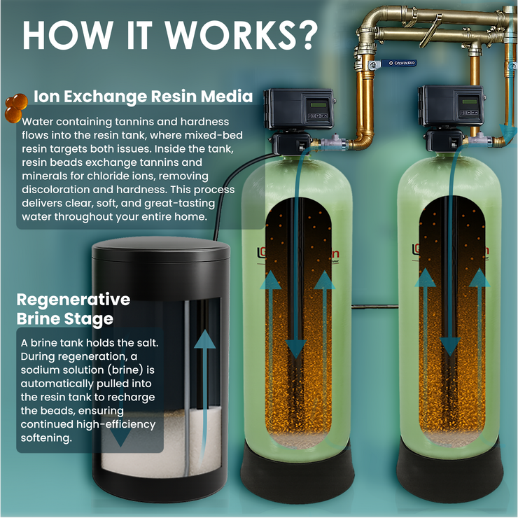 2" DualTank Commercial Water Softener