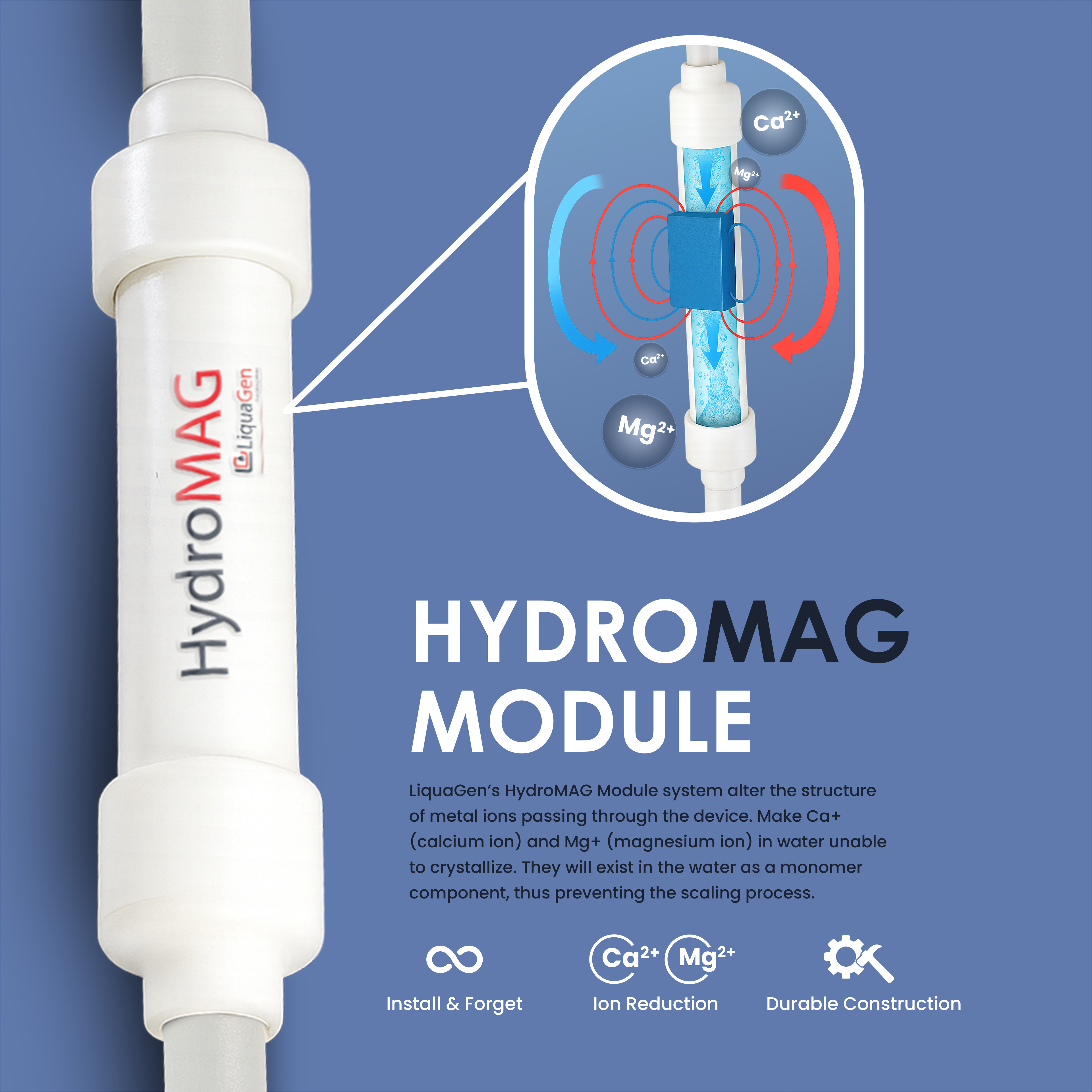 HydroMag Salt-Free Water Conditioner with Catalytic Carbon & Sediment Filtration – All-in-One System - LiquaGen Water