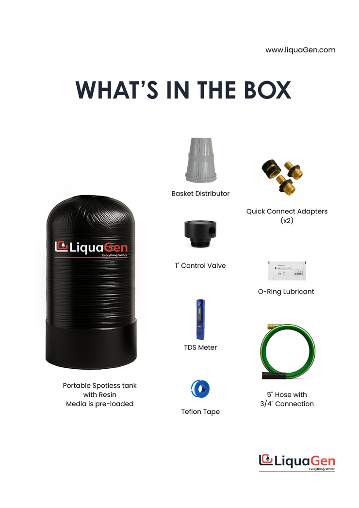 Spot-Free PureRinse Deionizer System - LiquaGen Water