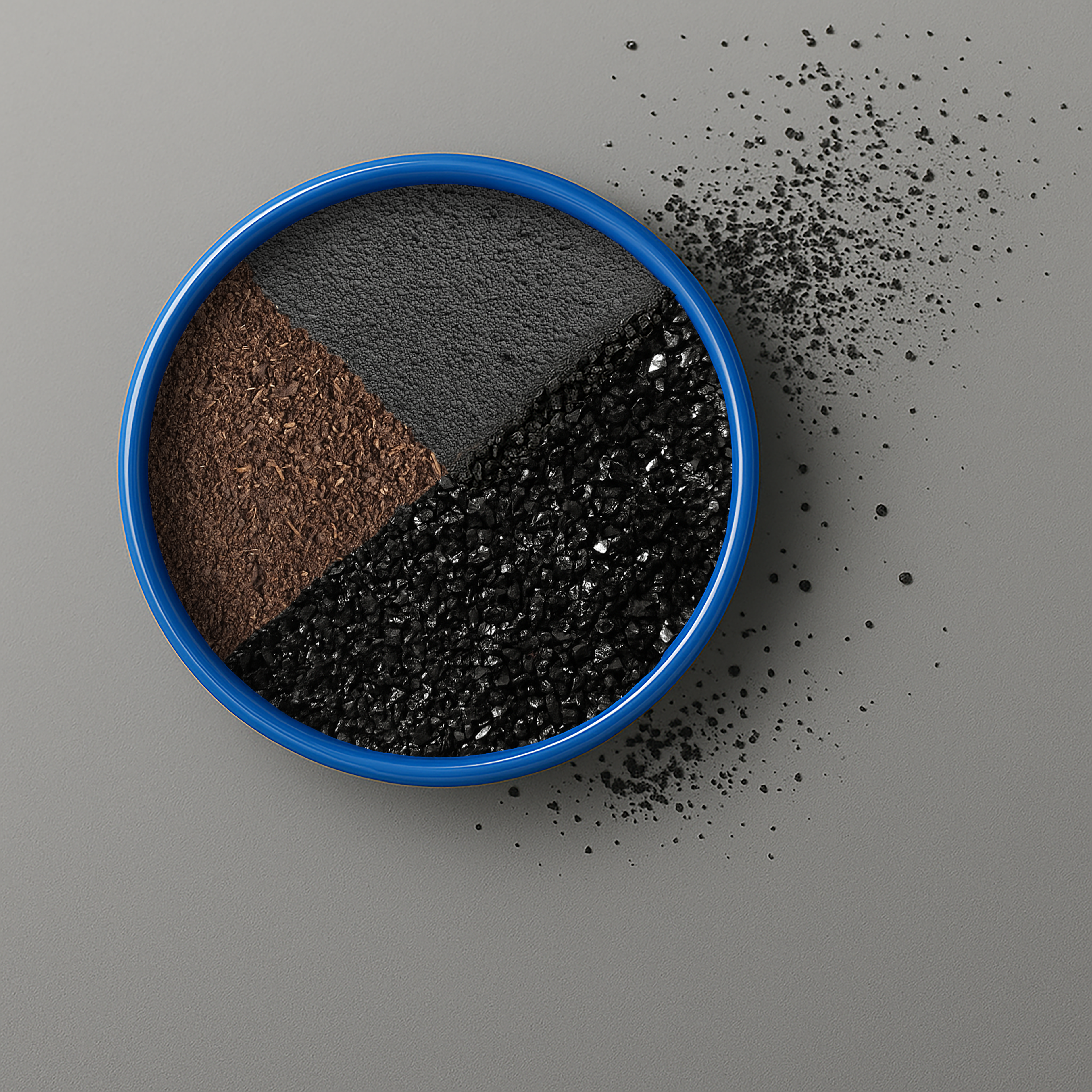 GAC Catalytic Carbon + Birm with KDF 85 Media – 5 lbs Iron, Hydrogen Sulfide & Manganese Reduction Filter Media