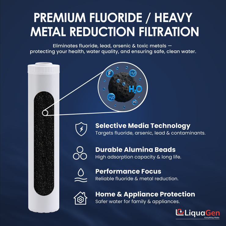 4.5" x 20" Bone Char Filter Cartridge (Flouride Reduction)